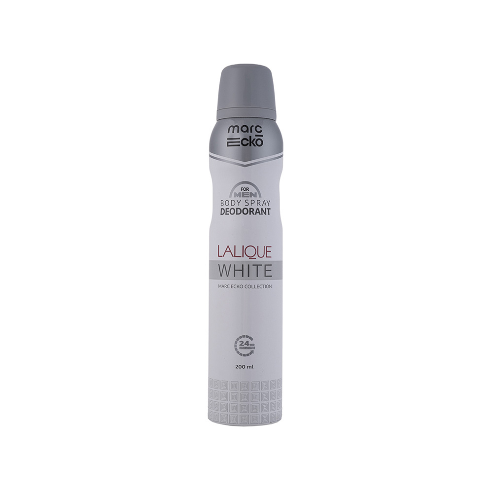 تصویر اسپری دئودورانت آقایان مارک اکو مدل Lalique White