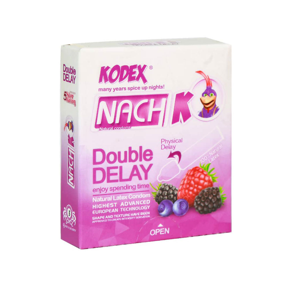 کاندوم تاخیری کدکس مدل Double Delay بسته 3عددی