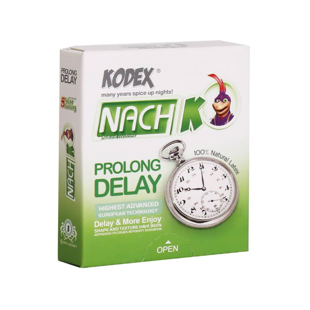 کاندوم تاخیری کدکس مدل Prolong Delay بسته 3عددی