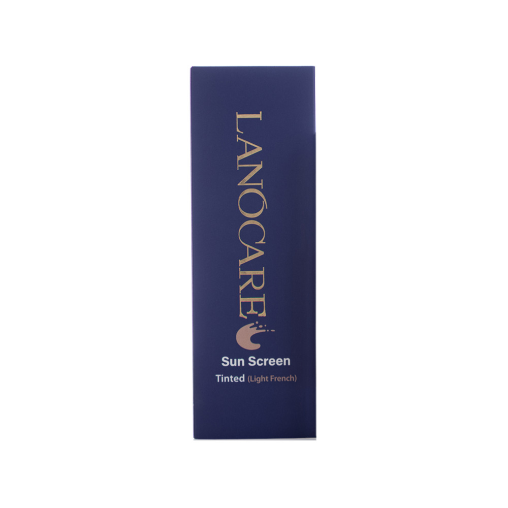 ضدآفتاب رنگی SPF50 لانوکر مدل Light French