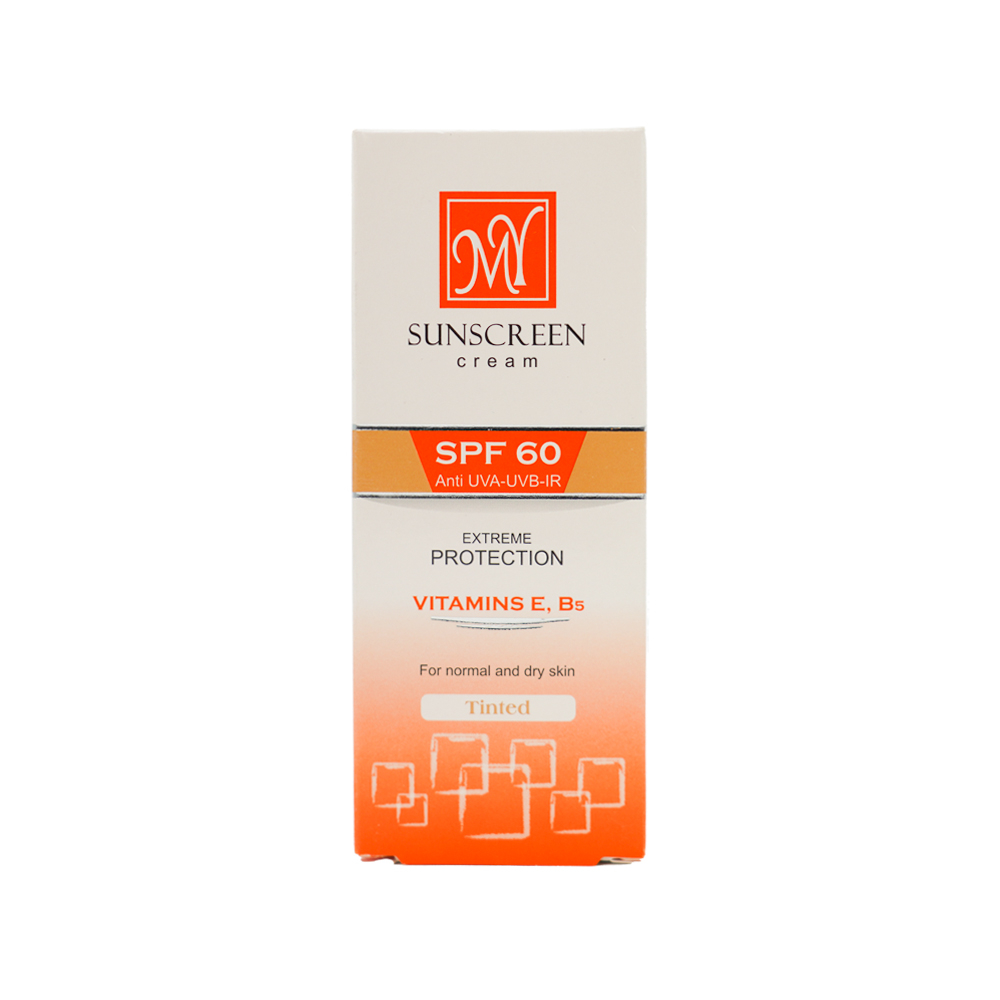 کرم ضد آفتاب بی رنگ SPF60 مای مناسب پوست نرمال و خشک