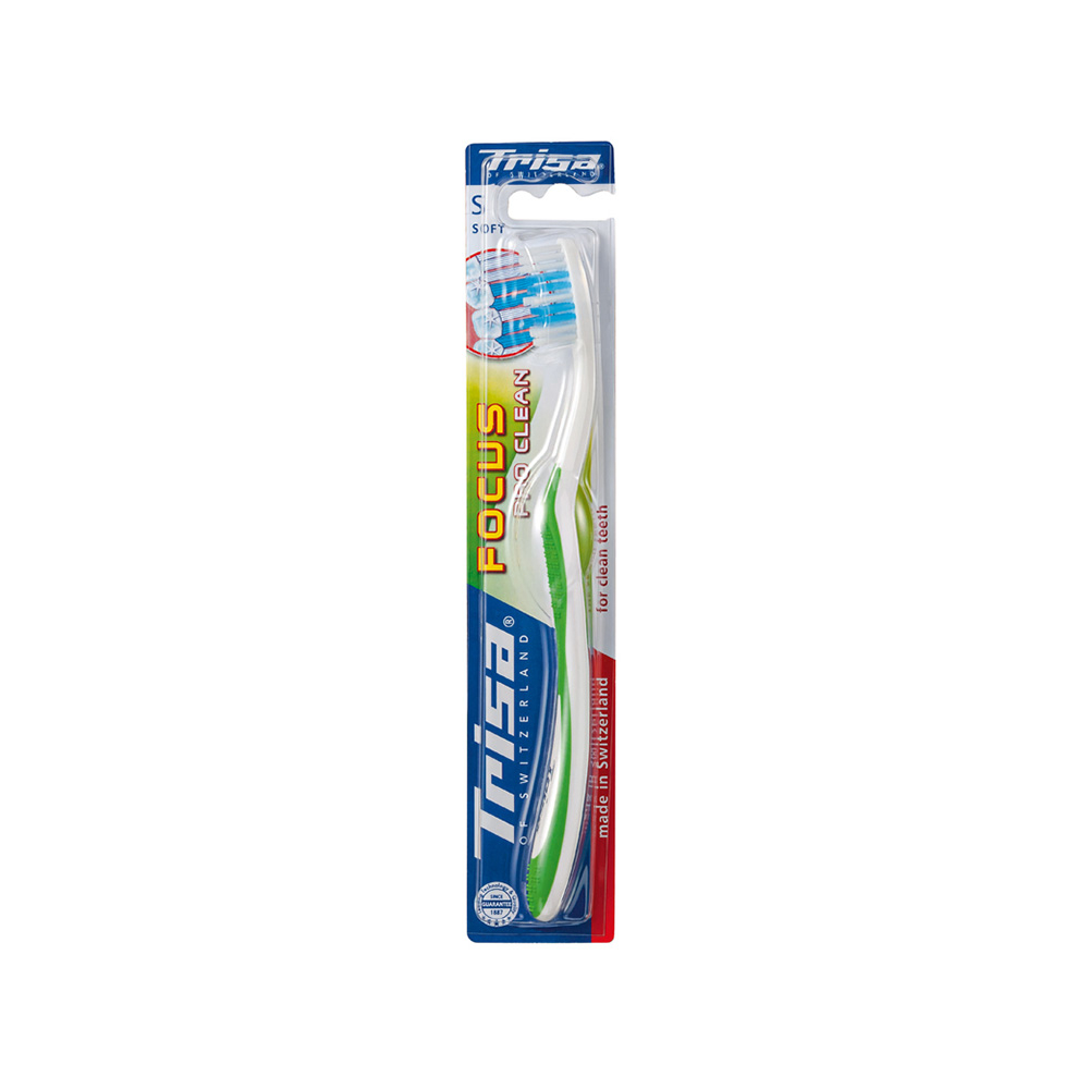 مسواک تریزا مدل Focus Pro Clean با برس نرم و محافظ