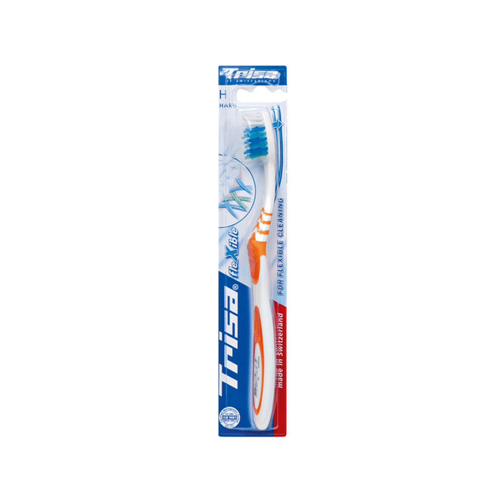 مسواک تريزا مدل Flexible با برس سخت و محافظ