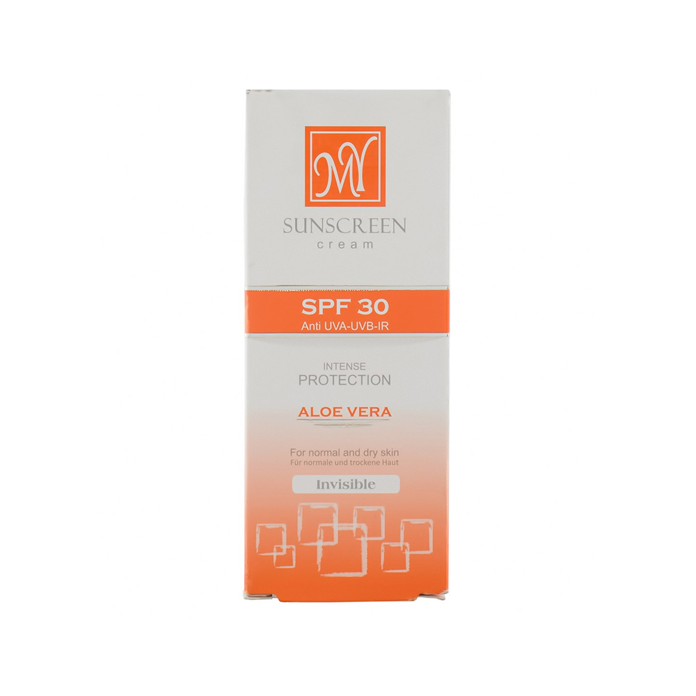 ‫كرم ضد آفتاب بی رنگ SPF30 مای مناسب پوست معمولی و خشک
