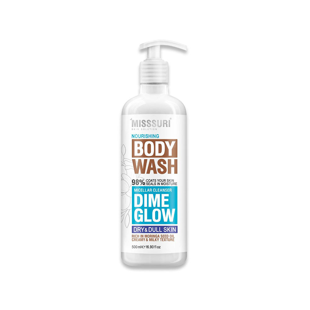 شامپو بدن میسوری مدل Dime Glow مناسب پوست خشک