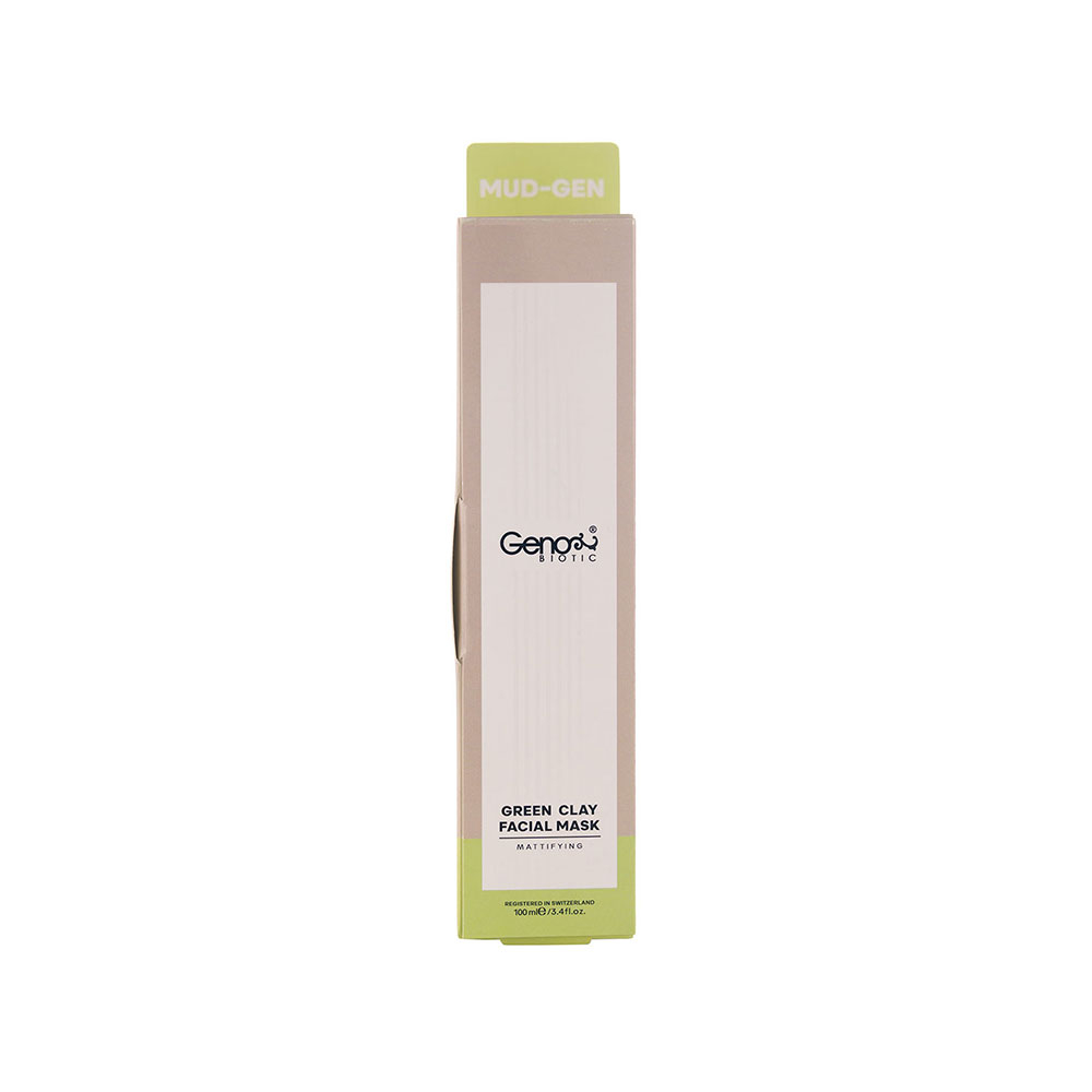 ماسک صورت خاک رس سبز ژنوبایوتیک مدل Green Clay