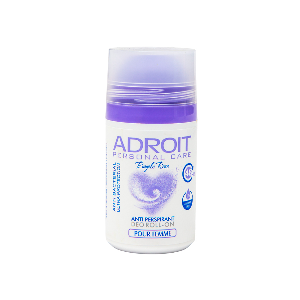 رول ضد تعریق زنانه آدرویت مدل Purple Rose حجم50میل