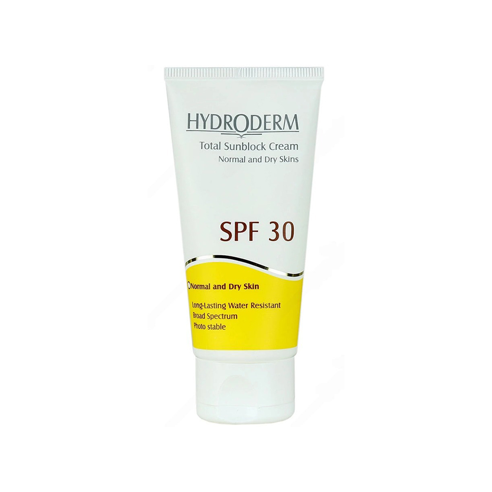 تصویر کرم ضد آفتاب SPF 30 پوست نرمال و خشک هیدرودرم 50 میل