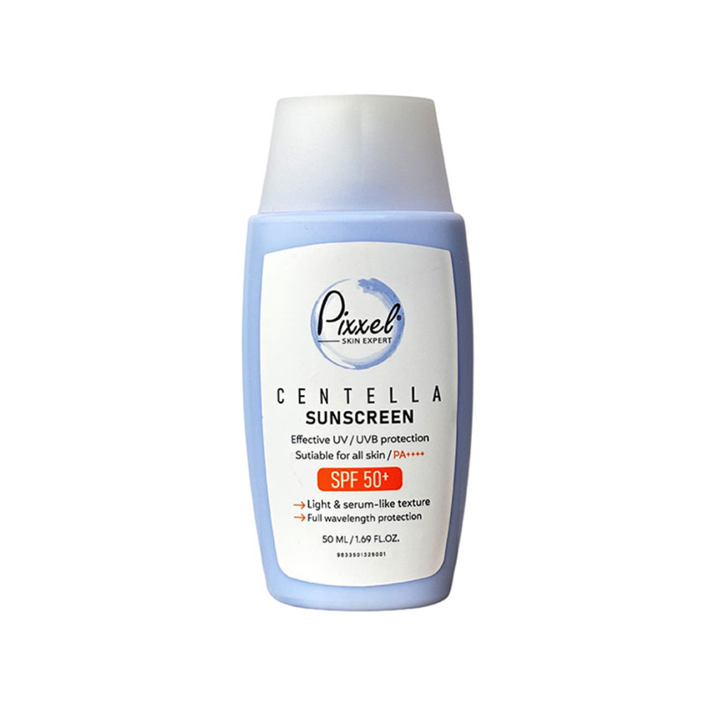 کرم ضد آفتاب SPF50 سنتلا پیکسل مناسب انواع پوست