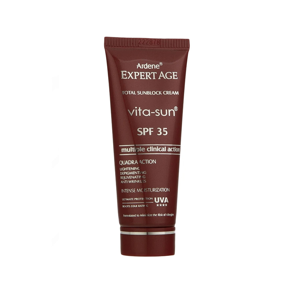 کرم ضد آفتاب روشن کننده و ضد چروک SPF35  آردن اکسپرتیج مناسب انواع پوست