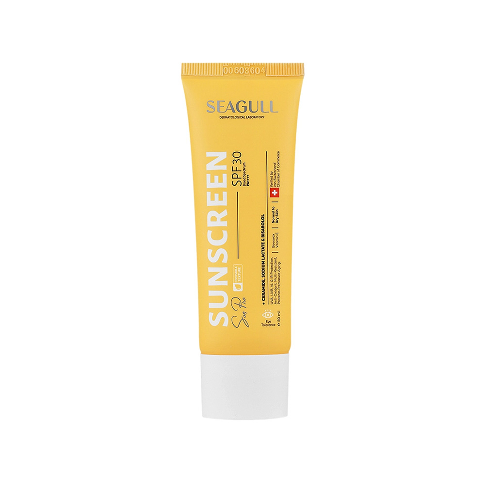 کرم ضد آفتاب بی رنگ SPF30 سی گل مناسب پوست نرمال تا خشک