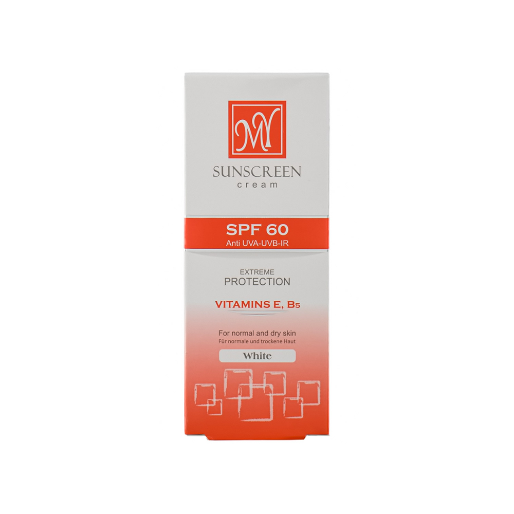 کرم ضد آفتاب بی رنگ SPF60 مای مناسب پوست نرمال و خشک