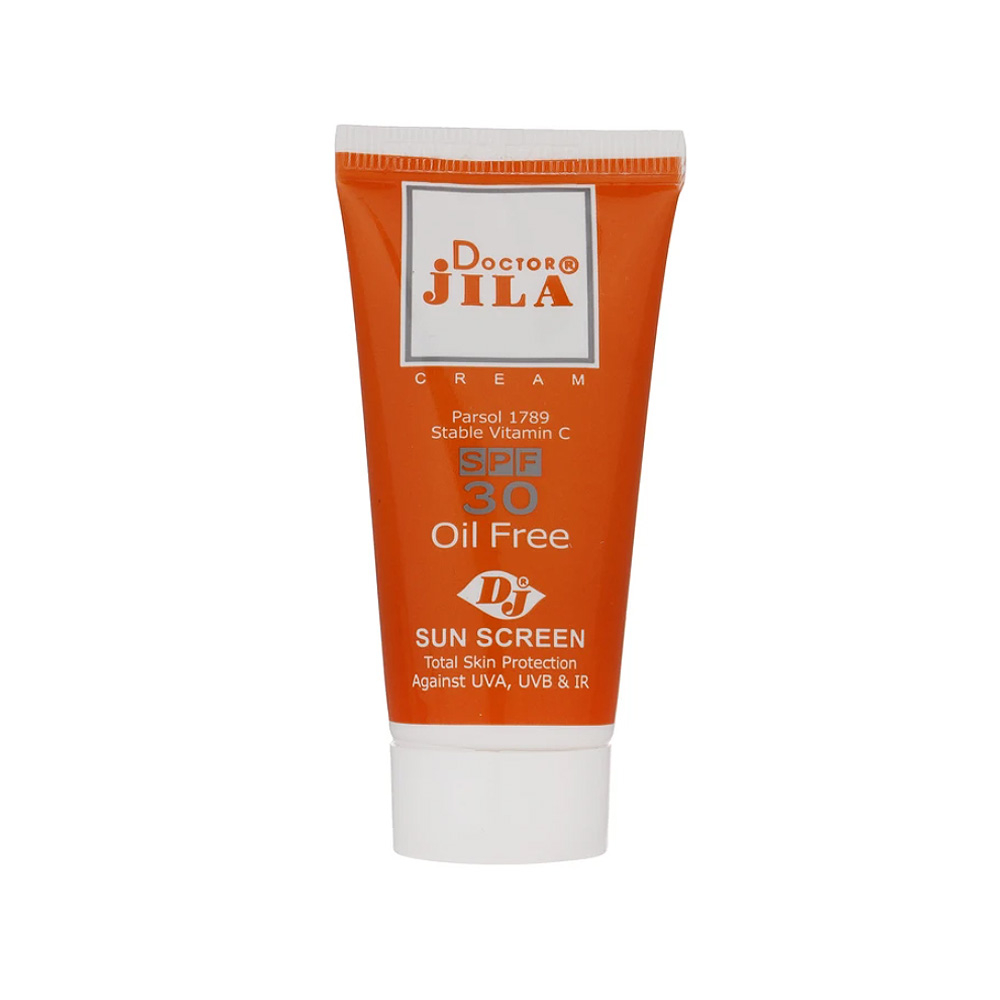 کرم ضد آفتاب رنگ بژ متوسط SPF30 دکتر ژیلا مناسب پوست چرب و مختلط