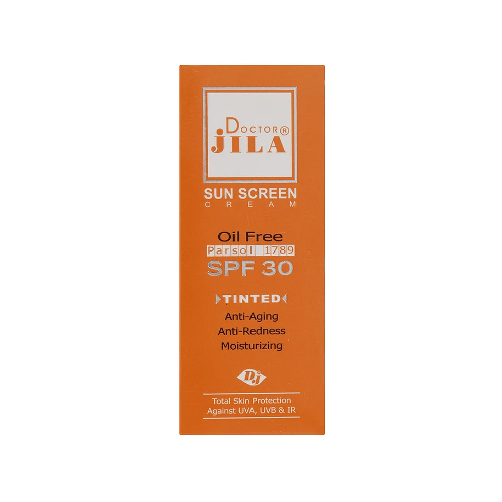کرم ضد آفتاب رنگ بژ متوسط SPF30 دکتر ژیلا مناسب پوست چرب و مختلط
