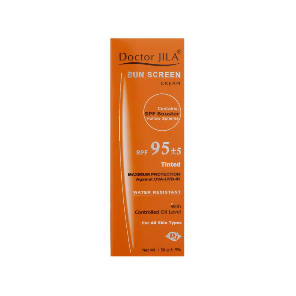 کرم ضد آفتاب رنگی SPF95 دکتر ژیلا مناسب انواع پوست