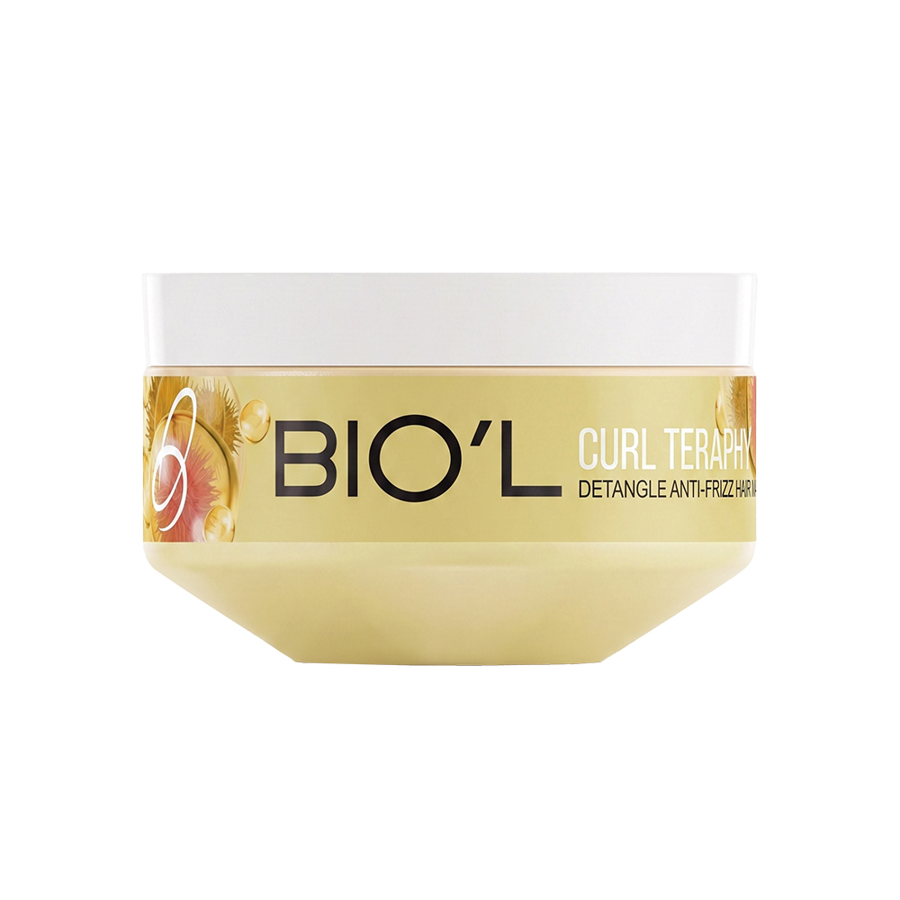 ماسک مو بیول مدل Curl Therapy مناسب موی فر و وز
