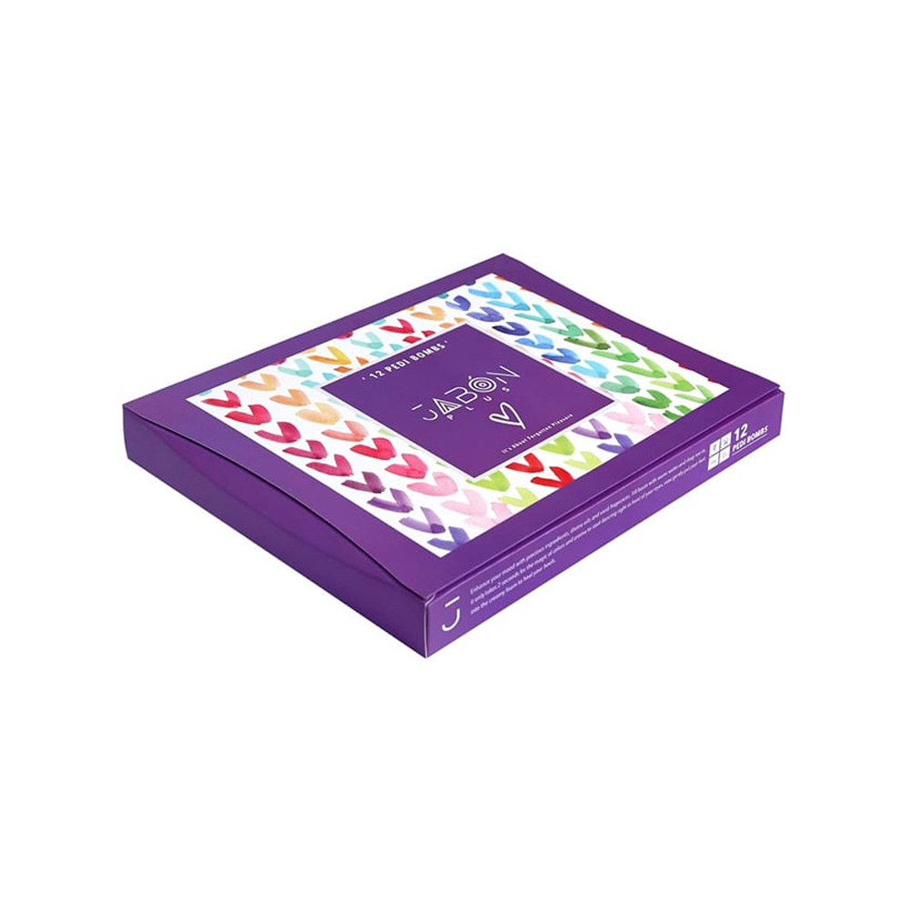 کوکتل پدیکور ژبن پلاس مدل قلب بسته 12 عددی