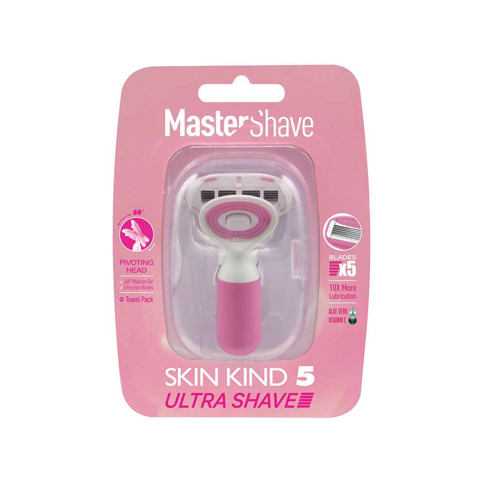 تیغ اصلاح 5 لبه مستر شیو مدل Skin Kind