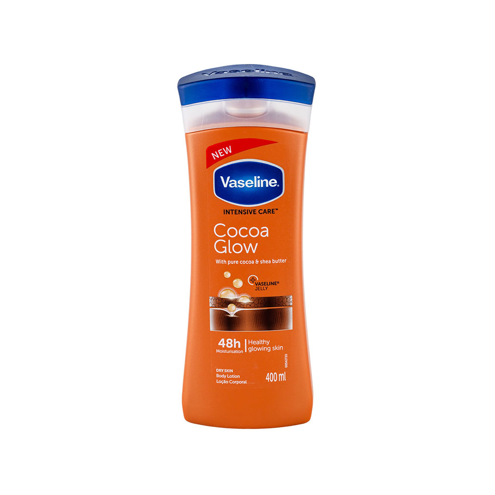 لوسیون بدن وازلین مدل Cocoa Glow