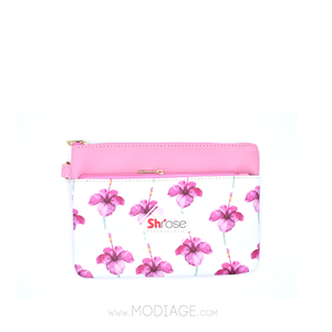 کیف آرایشی دو زیپه شی رز Sh-Rose