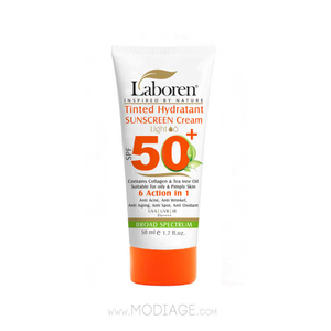 ضد آفتاب 6 کاره رنگی با +SPF50 پوست چرب لابورن Laboren