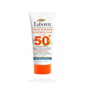 ضد آفتاب 6 کاره رنگی با +SPF50 پوست خشک و نرمال لابورن Laboren