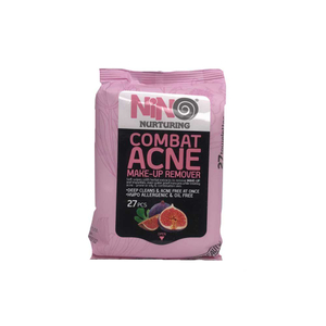 دستمال آرایش پاک کن ضد جوش Combat Acne نینو Nino 