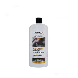 کرم نرم کننده مو کراتینه مناسب موهای شکننده و آسیب دیده 550 میلی لیتر لروکس LEROX