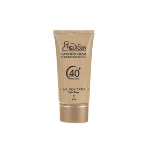 ضد آفتاب کرم پودری SPF40 مناسب انواع پوست مدیسان Medisun