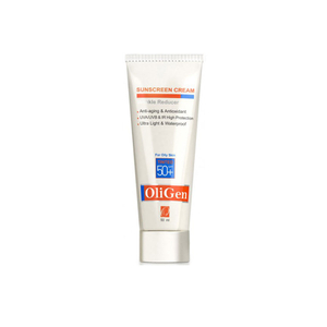 کرم ضد آفتاب و ضد چروک پوست چرب SPF50 الی ژن OLIGEN	