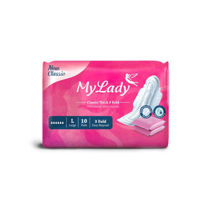 نوار بهداشتی نیوکلاسیک ضخیم مشبک بزرگ مای لیدی MYLADY