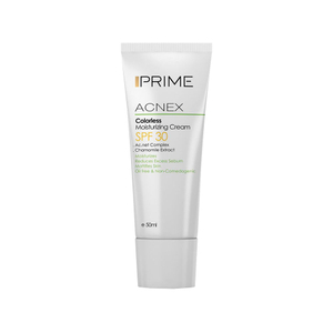 کرم مرطوب کننده بی رنگ SPF30 پرایم مناسب پوست چرب 50 میل