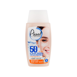 تصویر کرم ضد آفتاب رنگی Spf50 پیکسل مناسب پوست خشک و حساس