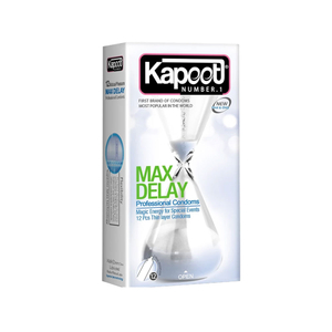 کاندوم تاخیری کاپوت مدل Max Delay بسته 12 عددی