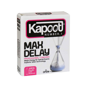کاندوم تاخیری کاپوت مدل Max Delay بسته 3عددی