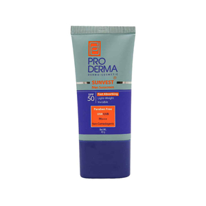 کرم ضد آفتاب فاقد چربی آقایان SPF50 پرودرما