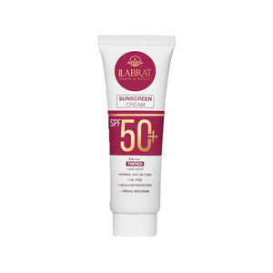 کرم ضد آفتاب و ضد لک رنگی SPF50 ایلابرت مناسب پوست نرمال و چرب 40میل