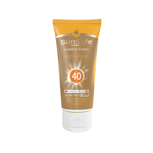 کرم ضد آفتاب برنزه کننده SPF40 سان سیف