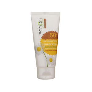 کرم ضد آفتاب رنگ طبیعی SPF50 شون مناسب پوست خشک و نرمال