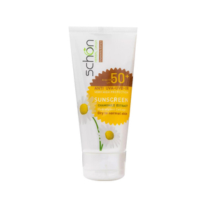 کرم ضد آفتاب رنگ بژ SPF50 شون مناسب پوست خشک و نرمال