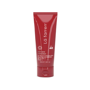 کرم ضد آفتاب و ضد لک رنگی SPF40 لافارر مناسب پوست چرب و مستعد آکنه