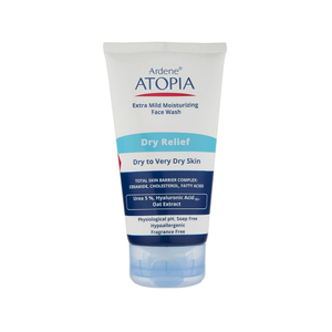 لوسیون شوینده صورت اوره 5% آردن اتوپیا مدل Dry Relief مناسب پوست خشک