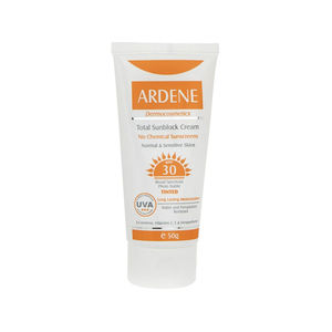 کرم ضد آفتاب رنگی SPF30 فیزیکال آردن مناسب پوست معمولی و حساس