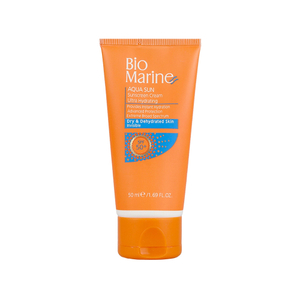 کرم ضد آفتاب بی رنگ SPF50 بایومارین مناسب پوست خشک