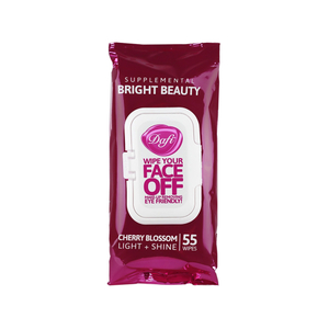 دستمال مرطوب پاک کننده آرایش دافی مدل Bright Beauty