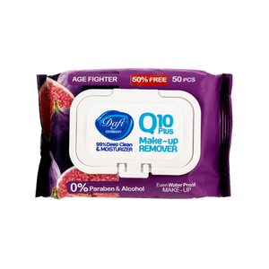 دستمال مرطوب پاک کننده آرایش دافی حاوی Q10 مدل Age Fighter