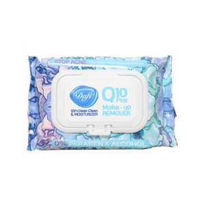 دستمال مرطوب پاک کننده آرایش دافی حاوی Q10 مدل Stop Acne