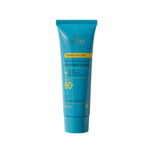کرم ضد آفتاب رنگی SPF60 سینره مناسب پوست چرب و مختلط