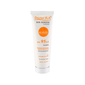 کرم ضد آفتاب SPF95 بی رنگ دکتر ژیلا مناسب انواع پوست