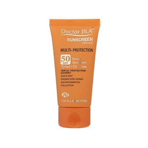کرم ضد آفتاب رنگی SPF50 دکتر ژیلا مدل Multi Protection مناسب انواع پوست